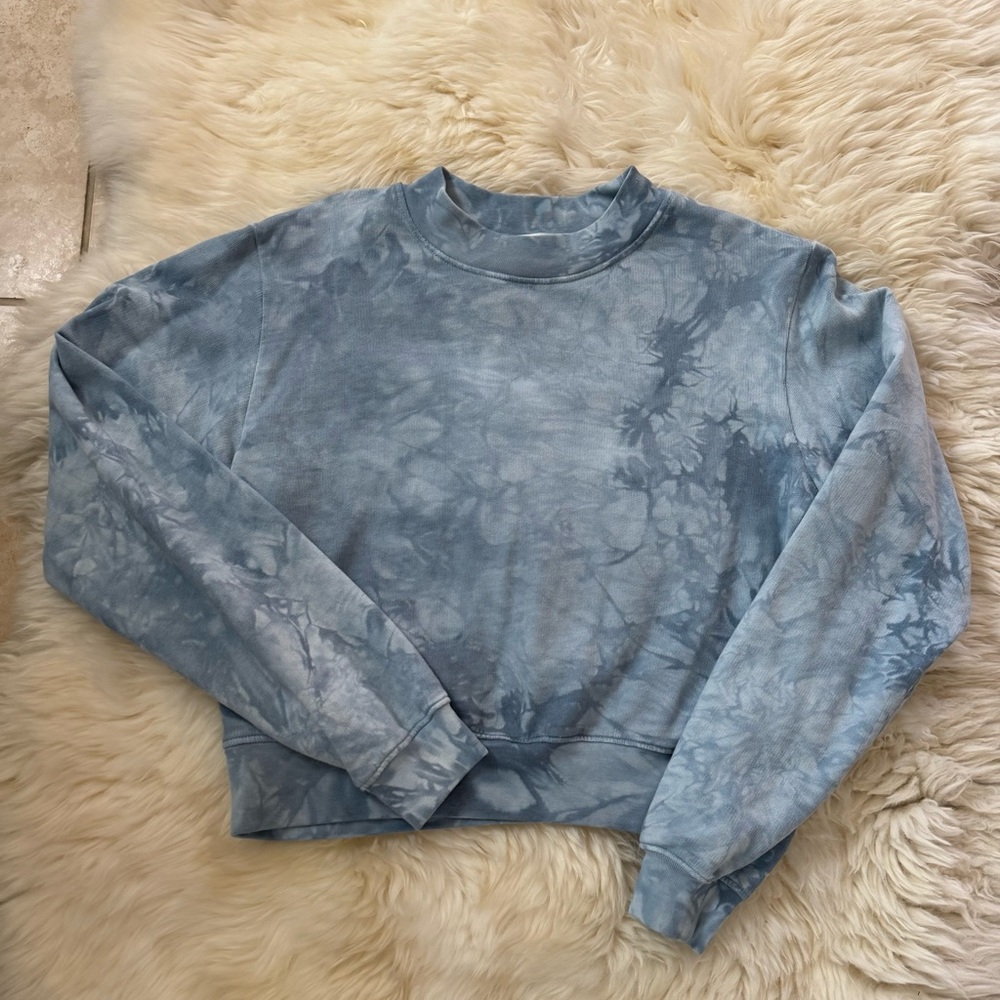 Cotton Citizen Milan Blue Tie-Dye Sweatshirt